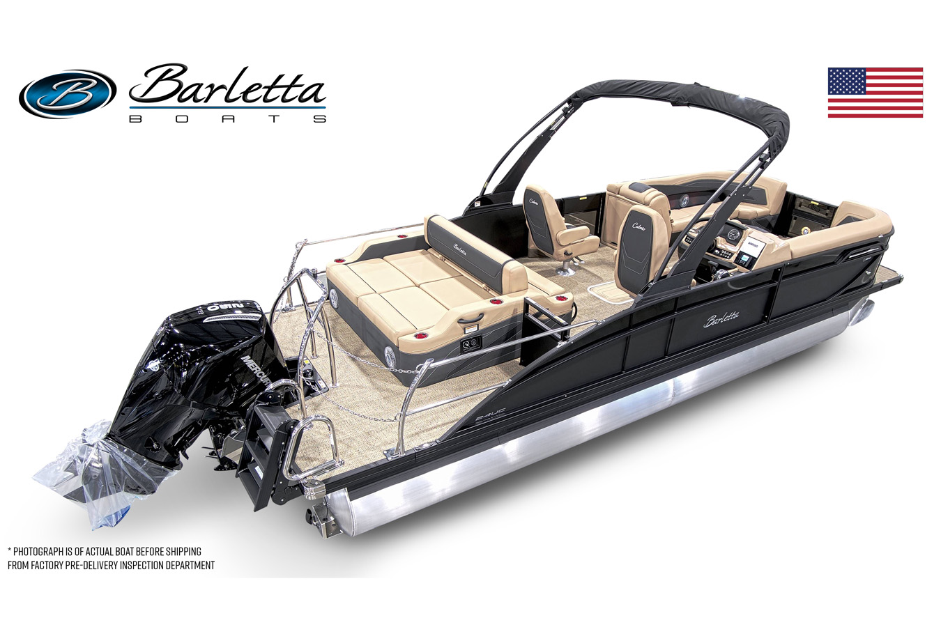 Barletta 2026 Cabrio 24UC with Mercury 250L FourStroke Engine